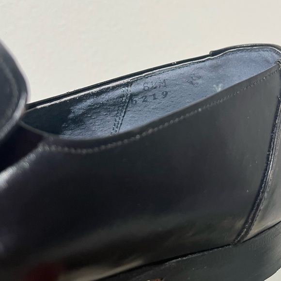 Vintage Hill and Archer Black Leather Loafers Size 6.5 - Picture 6 of 6